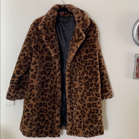 ellie and kate Jackets & Blazers - Faux Leopard Coat